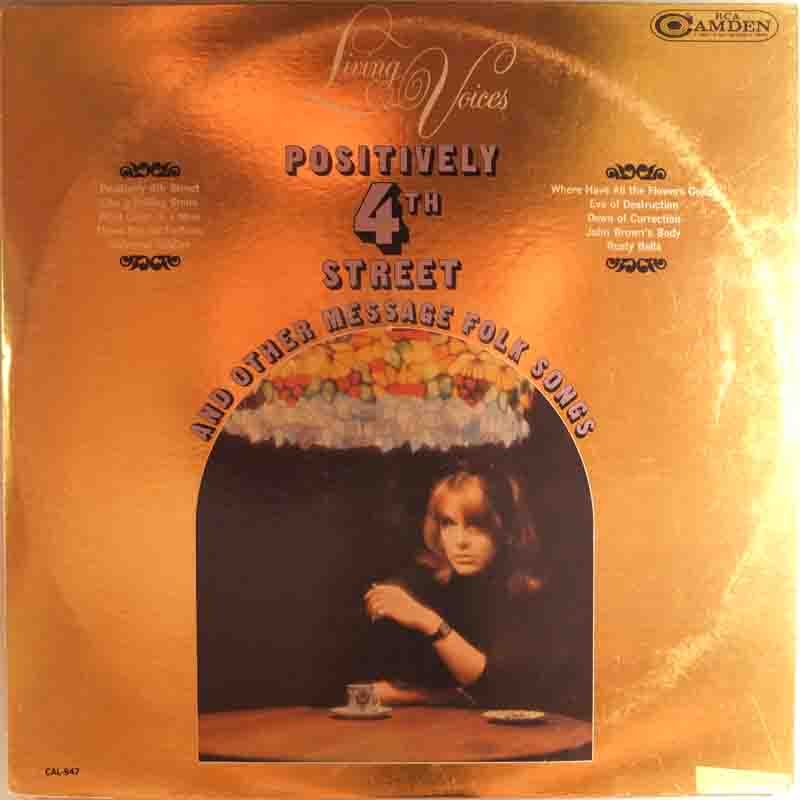 Living Voices Sing Positively 4th Street and Other Message Folk Songsのジャケット表