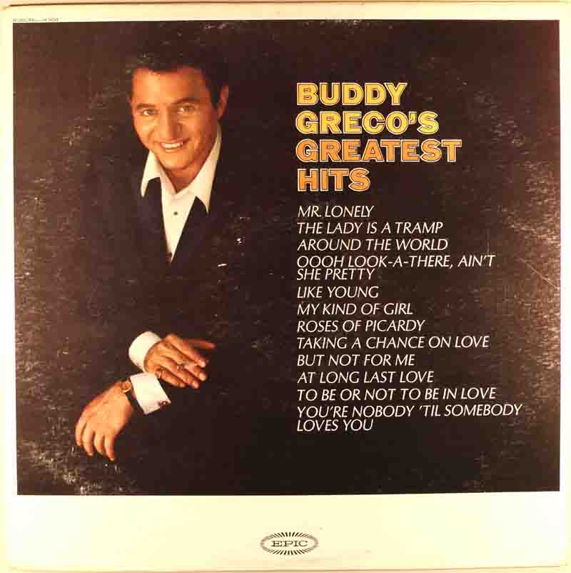 Buddy Greco's Greatest Hitsのジャケット表