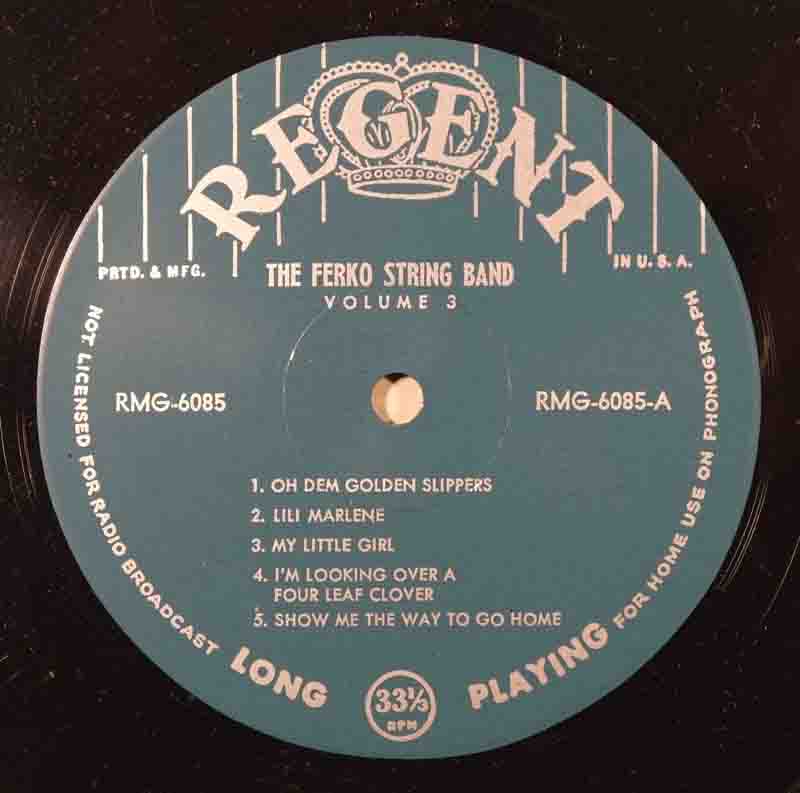 The Ferko String BandのＡ面のレーベル