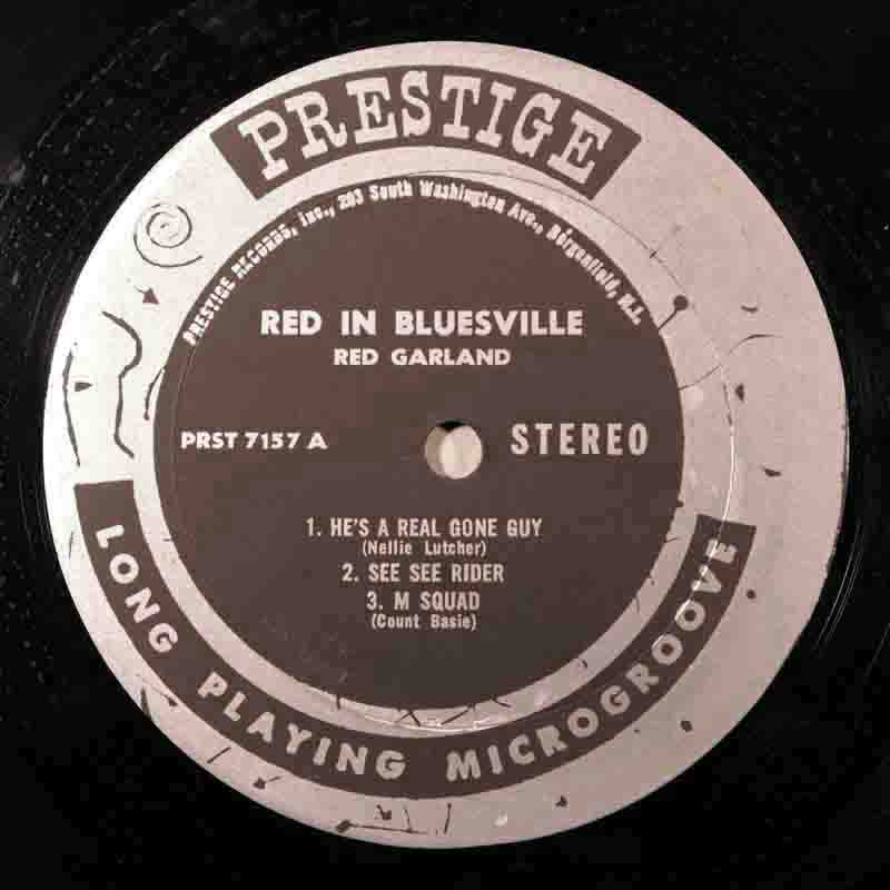 Red In BluesvilleのＡ面のレーベル